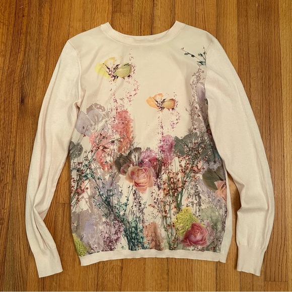 TED BAKER SWEATER BLOSOME Wispy Meadow Size 1 (XS) .. (j6) - Picture 2 of 10
